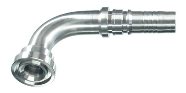 Sae Paslanmaz 316L 90° Flanşlı 6000 Psı İnterlok Hortum Rakorları